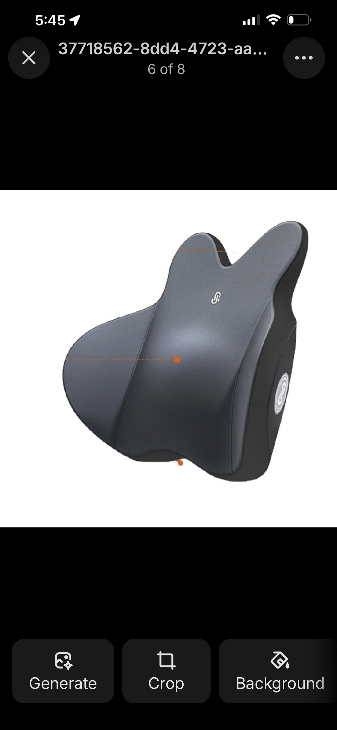 Ergonomic Memory Foam Neck & Lumbar Support Pillow
