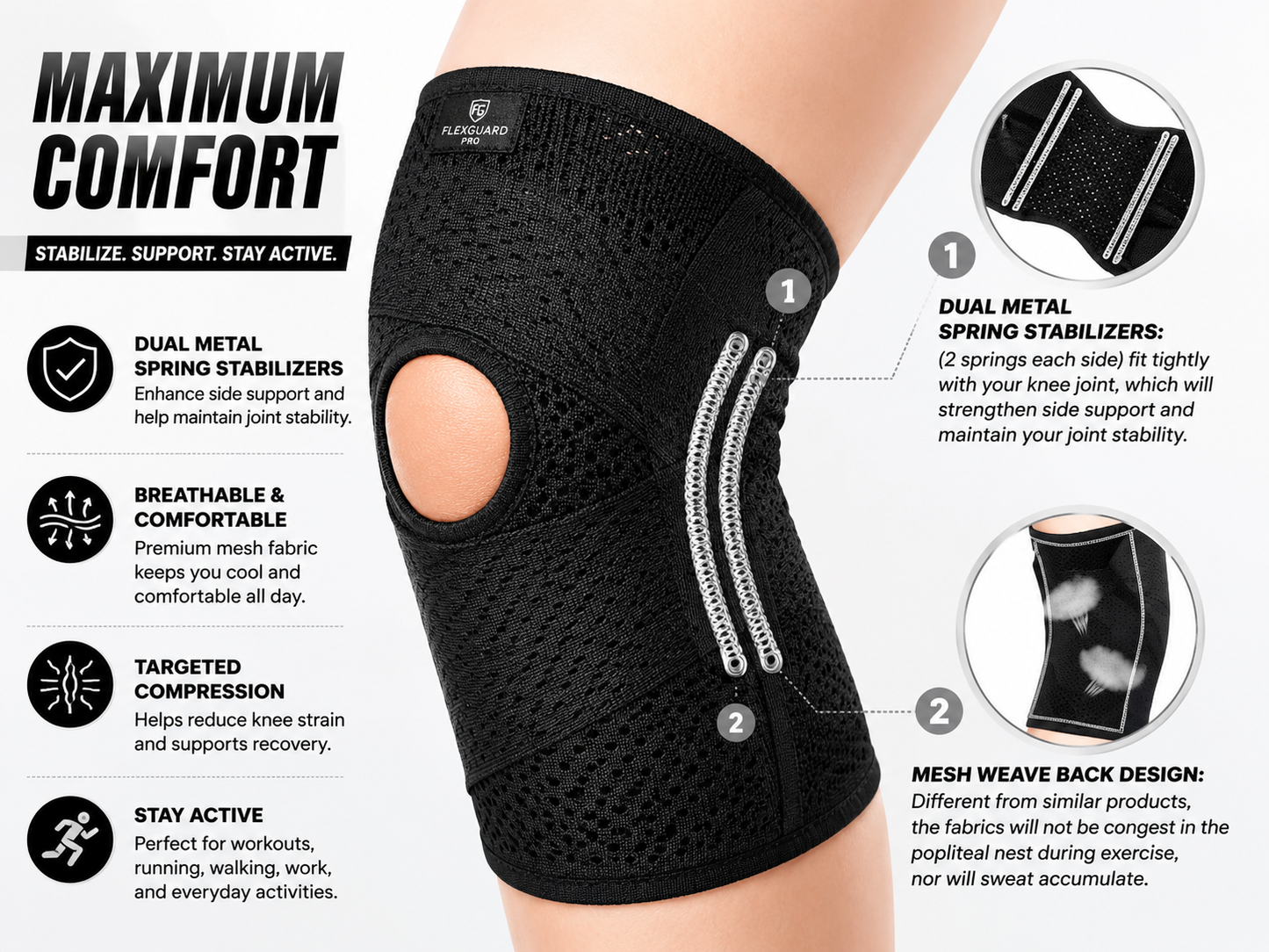 FlexGuard Pro Knee Support Sleeve