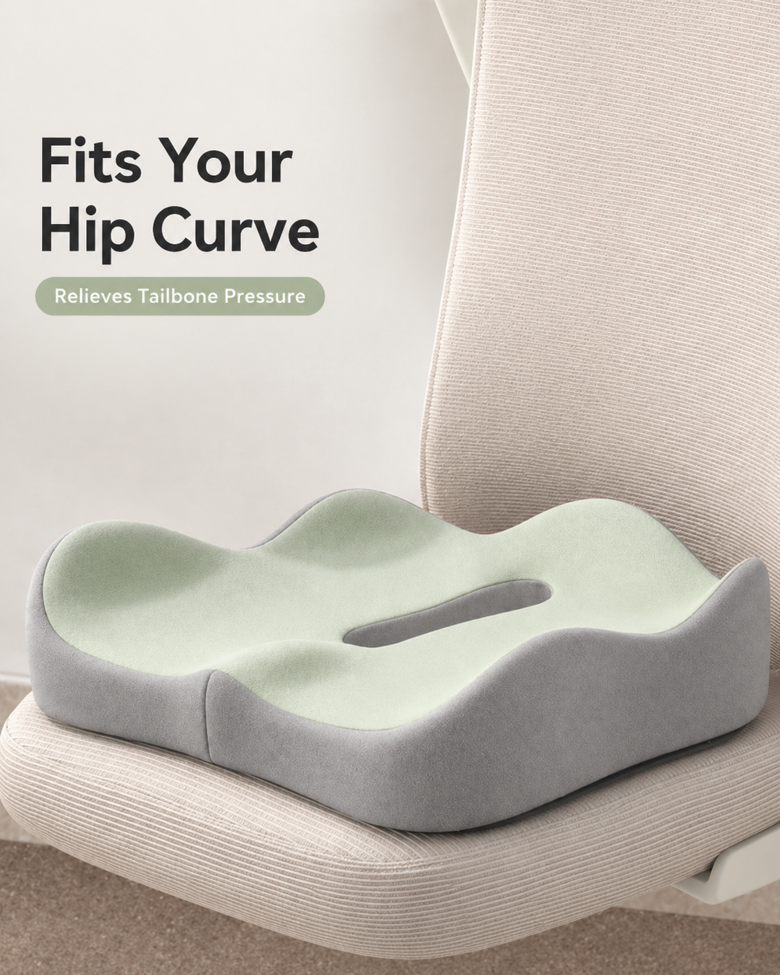 Memory Foam Seat Cushion for All-Day Comfort